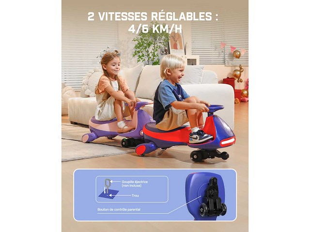 Fanttikride 12v n7 pro elektrische auto kids - afbeelding 5 van  10