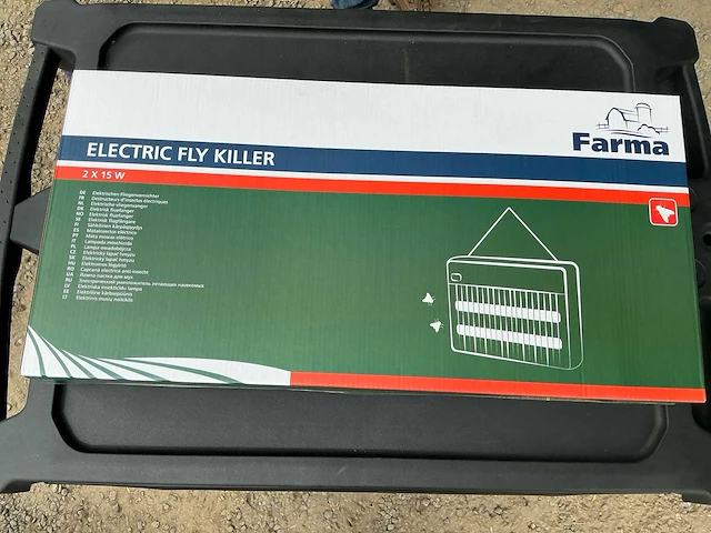 Farma 2x15w elektrische vliegenvanger 150m2 - afbeelding 1 van  3