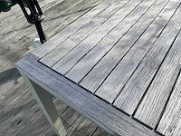 Farmers weave terrastafel + stoelen (6x) - afbeelding 6 van  8