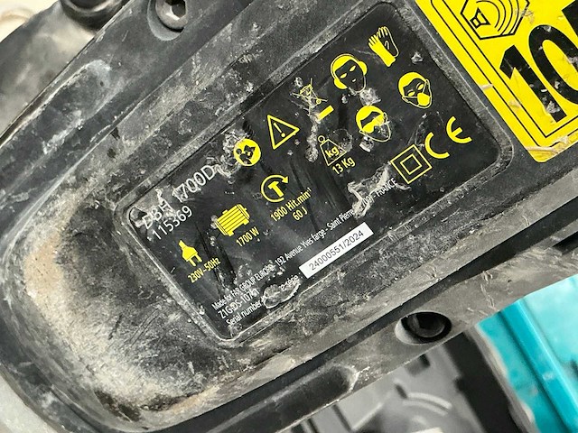 Fartools dbh1700d breekhamer - afbeelding 2 van  2