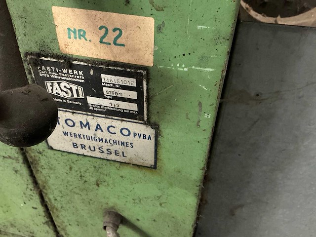 Fasti ubf 15 profileermachine - afbeelding 4 van  4