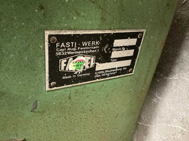 Fasti vbvb bordeermachine - afbeelding 6 van  6