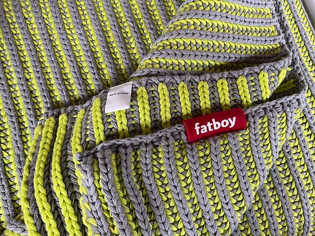 Fatboy klaid light grey neon - afbeelding 1 van  1