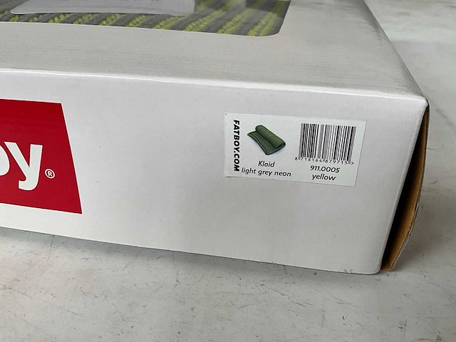 Fatboy klaid light grey neon - afbeelding 2 van  4