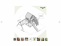 Fatmoose firforest familyhouse xxl speelhuisje - afbeelding 4 van  6
