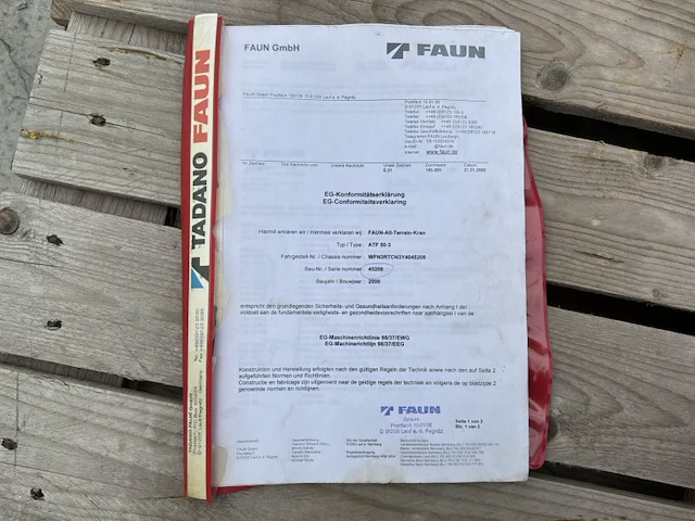 Faun aft 50-3 mobiele telescoopkraan - afbeelding 64 van  67