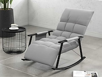 Fauteuil à bascule, dossier et repose-pieds réglables - afbeelding 1 van  9
