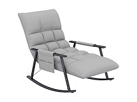 Fauteuil à bascule, dossier et repose-pieds réglables - afbeelding 3 van  9