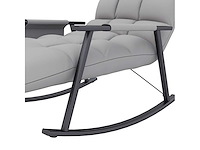 Fauteuil à bascule, dossier et repose-pieds réglables - afbeelding 6 van  9
