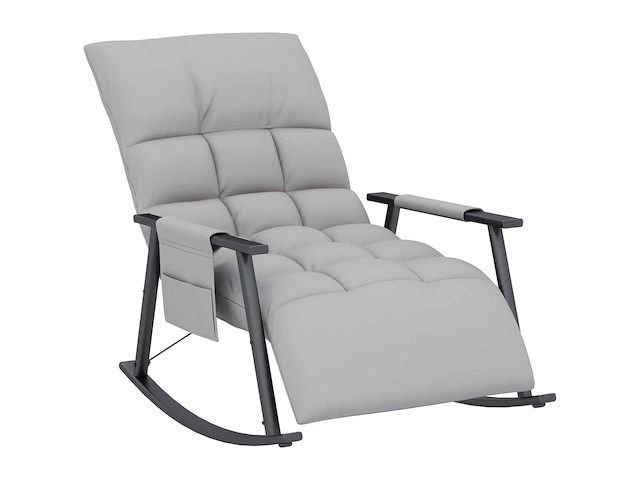 Fauteuil à bascule, dossier et repose-pieds réglables - afbeelding 7 van  9