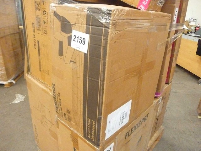 Fauteuil bouclé avec pieds en bois - afbeelding 5 van  5