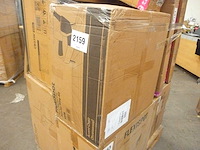 Fauteuil bouclé avec pieds en bois - afbeelding 5 van  5