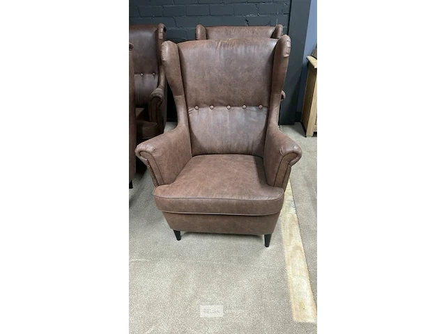Fauteuil bruin (2 st) - afbeelding 1 van  3