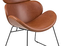 Fauteuil cazari - bruin/zwart - afbeelding 2 van  7