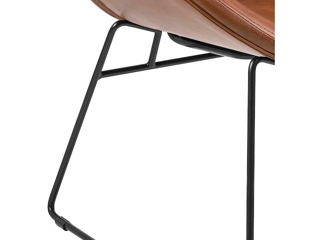 Fauteuil cazari - bruin/zwart - afbeelding 3 van  7