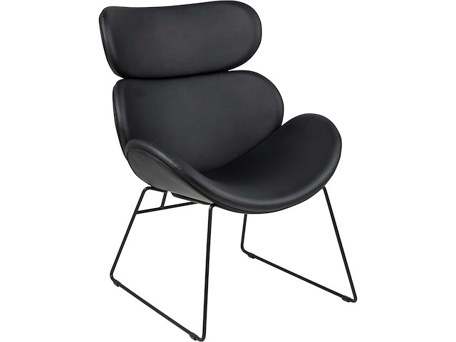 Fauteuil cazari - zwart - afbeelding 4 van  6