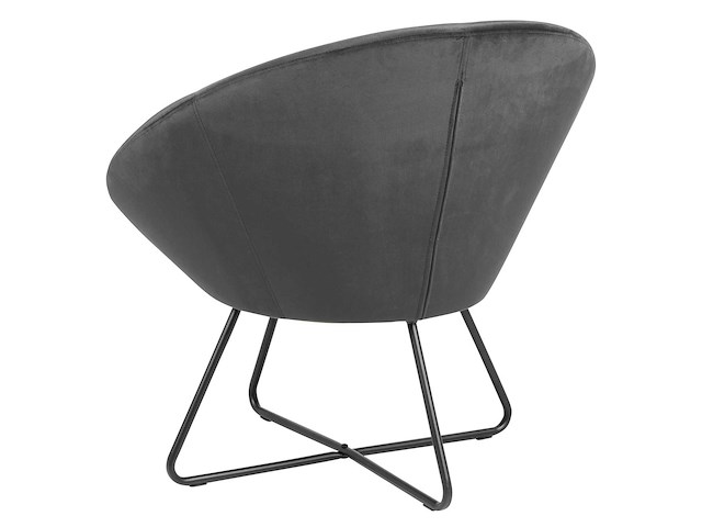 Fauteuil cezar - donkergrijs/zwart - afbeelding 3 van  4