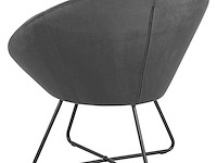 Fauteuil cezar - donkergrijs/zwart - afbeelding 3 van  4