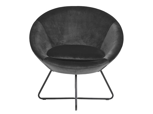 Fauteuil cezar - donkergrijs/zwart - afbeelding 2 van  4