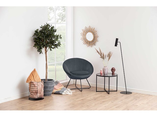 Fauteuil cezar - donkergrijs/zwart - afbeelding 4 van  4