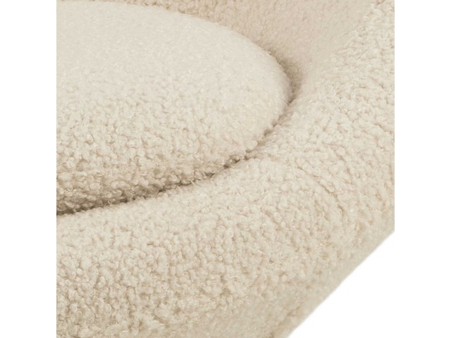 Fauteuil cezar teddystof - crème/zwart - afbeelding 4 van  7