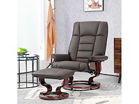 Fauteuil de relaxation inclinable avec repose-pied - afbeelding 2 van  8