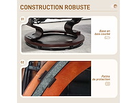 Fauteuil de relaxation inclinable avec repose-pied - afbeelding 3 van  3