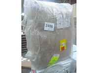 Fauteuil die kan worden omgebouwd tot bed met corduroy-bekleding en kameelafwerking - afbeelding 7 van  7