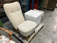Fauteuil in stof - afbeelding 2 van  3
