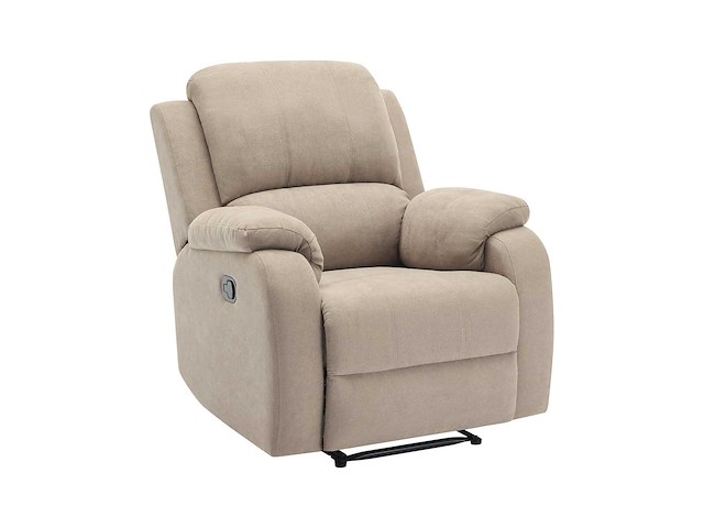 Fauteuil in taupe microvezel - afbeelding 4 van  6