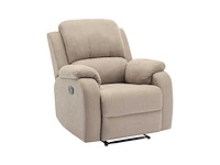 Fauteuil in taupe microvezel - afbeelding 4 van  6