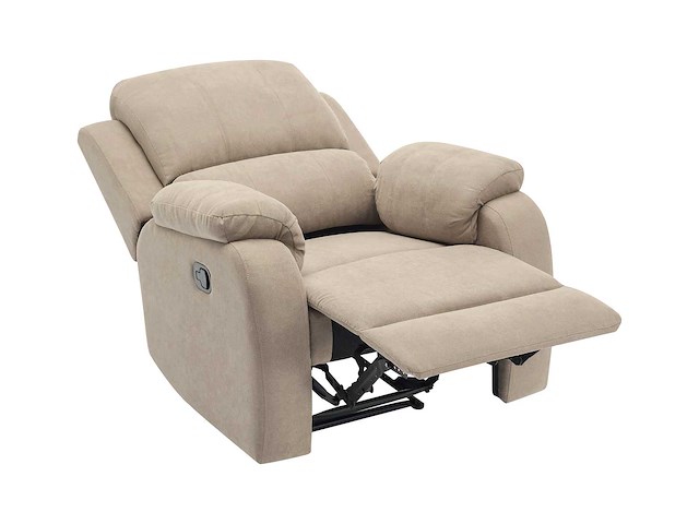 Fauteuil in taupe microvezel - afbeelding 6 van  6