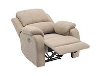 Fauteuil in taupe microvezel - afbeelding 6 van  6