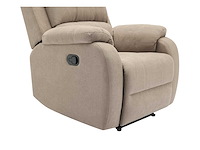 Fauteuil in taupe microvezel - afbeelding 5 van  6