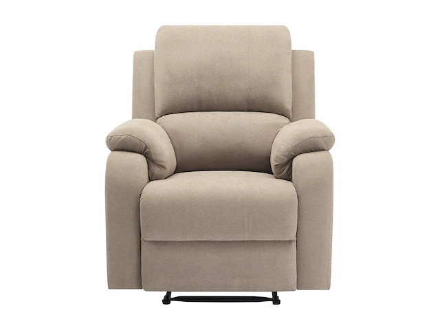 Fauteuil in taupe microvezel - afbeelding 3 van  7