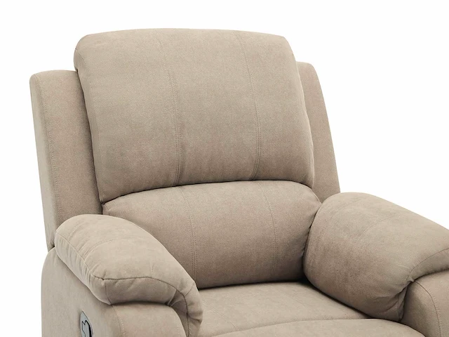 Fauteuil in taupe microvezel - afbeelding 6 van  7