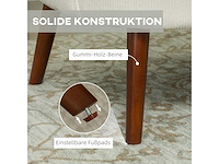 Fauteuil met rugleuning, afgeronde armleuningen, gestoffeerde lounge fauteuil - afbeelding 6 van  9