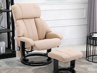 Fauteuil met voetsteun - massage met afstandsbediening