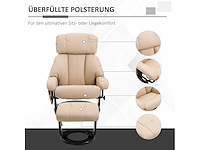 Fauteuil met voetsteun - massage met afstandsbediening - afbeelding 6 van  8