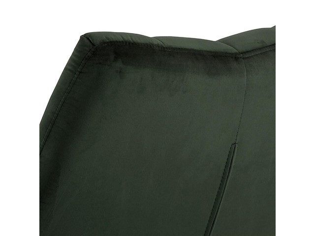 Fauteuil paris - 73x82x88 cm - draaibaar - donkergroen velours - afbeelding 7 van  8