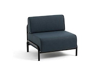 Fauteuil polyester - tissu bleu pétrole - afbeelding 6 van  7