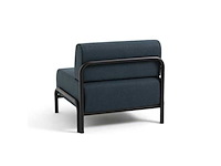 Fauteuil polyester - tissu bleu pétrole - afbeelding 5 van  7