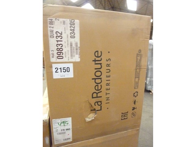 Fauteuil polyester - tissu bleu pétrole - afbeelding 7 van  7