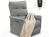 Fauteuil relax électrique, fauteuil inclinable avec dossier réglable 105°-155° - afbeelding 1 van  8