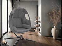 Fauteuil suspendu - gris anthracite - afbeelding 1 van  7