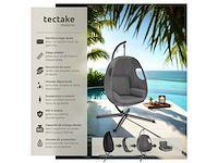 Fauteuil suspendu - gris anthracite - afbeelding 3 van  7