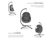 Fauteuil suspendu - gris anthracite - afbeelding 4 van  7