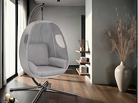 Fauteuil suspendu - gris clair - afbeelding 1 van  8