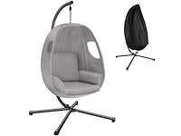 Fauteuil suspendu - gris clair - afbeelding 2 van  8