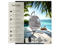 Fauteuil suspendu - gris clair - afbeelding 3 van  8